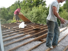 Flat roof insulation