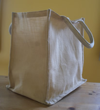 Jute shopping bag